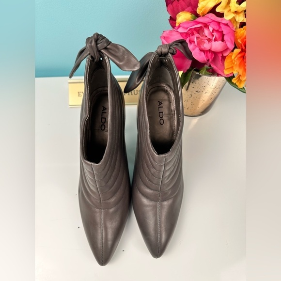 Aldo gray leather booties, size 9 (EU 40), new with tags - Picture 6 of 13